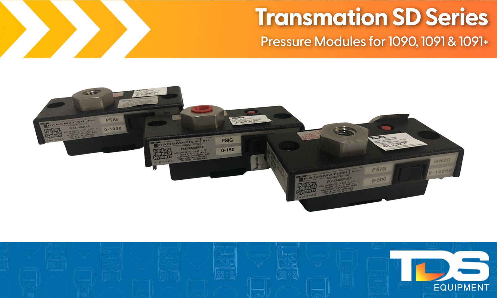 [USED] Transmation SD Series Pressure Modules for Model 1091/1090 Calibrator