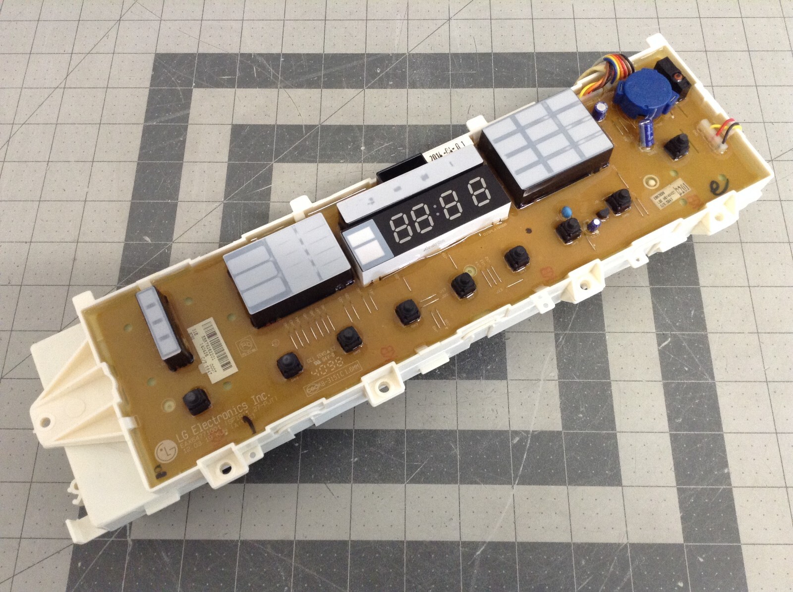 LG Washer WT1101CW Main Control User Interface Board EBR76262102 EBR76262201