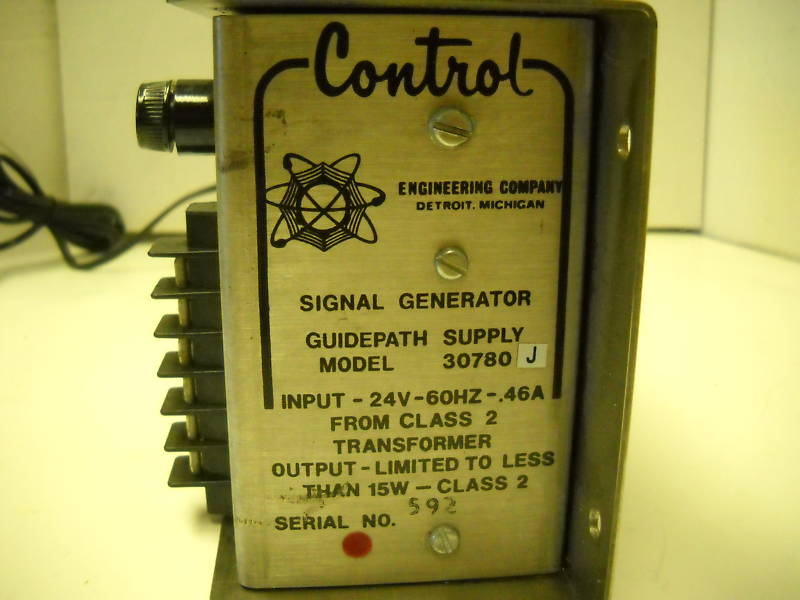 CONTROL ENGINEERING 30780J SIGNAL GENERATOR W/P.S. USED CONDITION