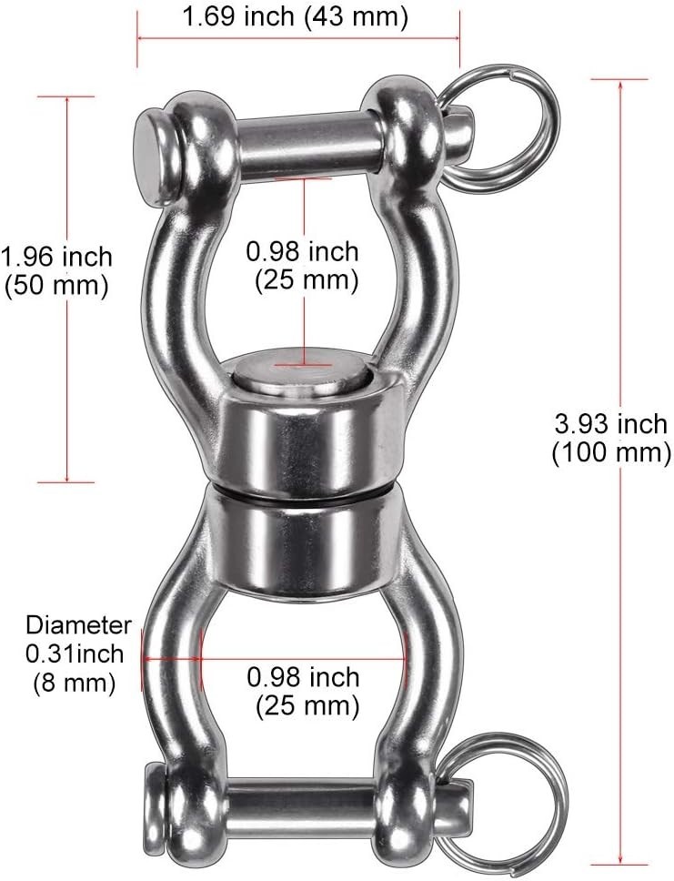 Durable 360° Silent Swing Swivel with Heavy Load Capacity for Versatile Use