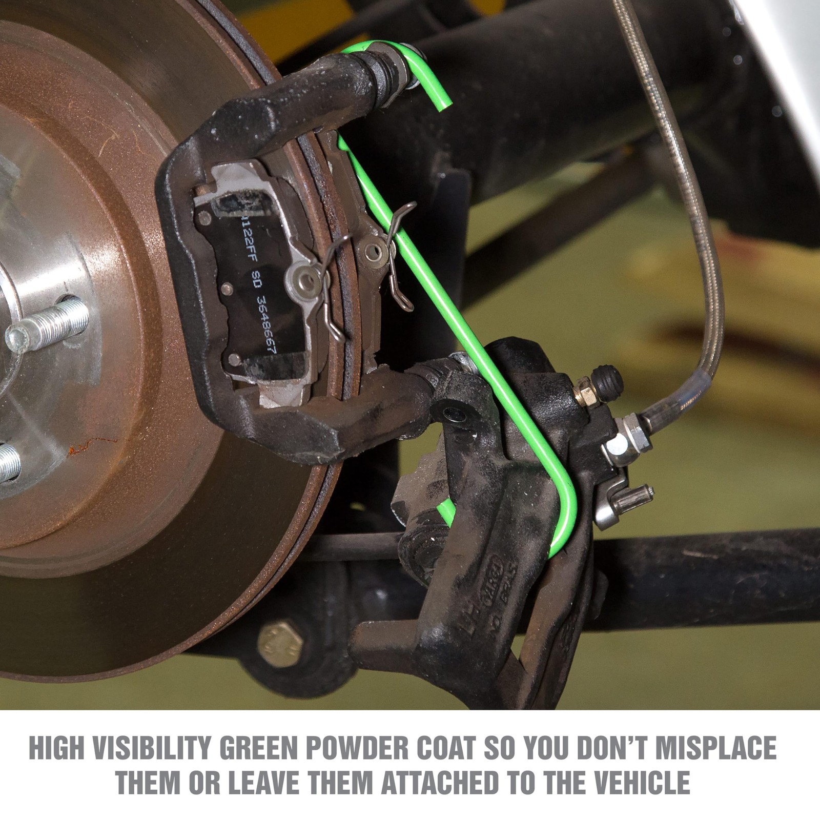 OEMTOOLS 24518 Brake Caliper Hanger Set, 8 8 Pack, Green