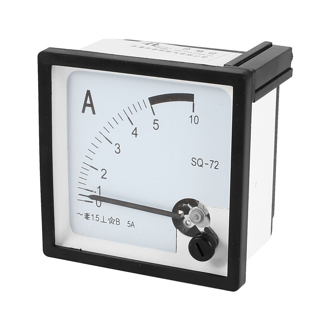 Lab AC 0-5A Square Current Testing Panel Ampere Meter Ammeter 72mm x 72mm