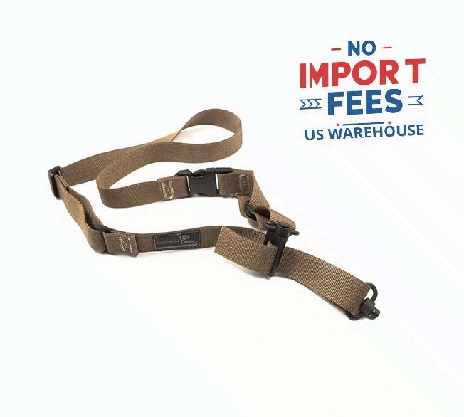 Tactical Link QD 1 Point & 2 Point Convertible Tactical Sling - Dark Earth/Brown