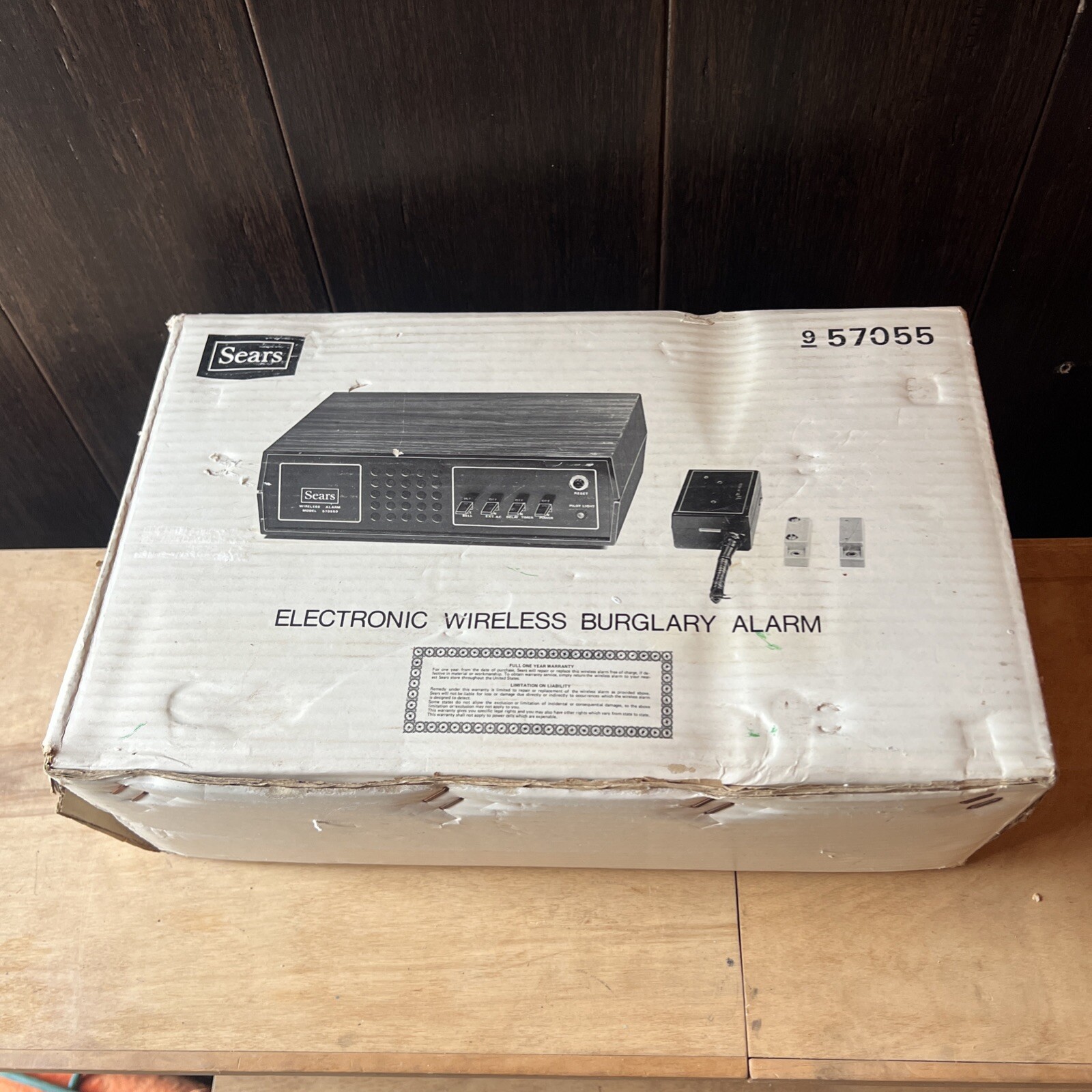 Vintage Sears Channel Alarm Security System Model #570550 Model 350.57055 NEW