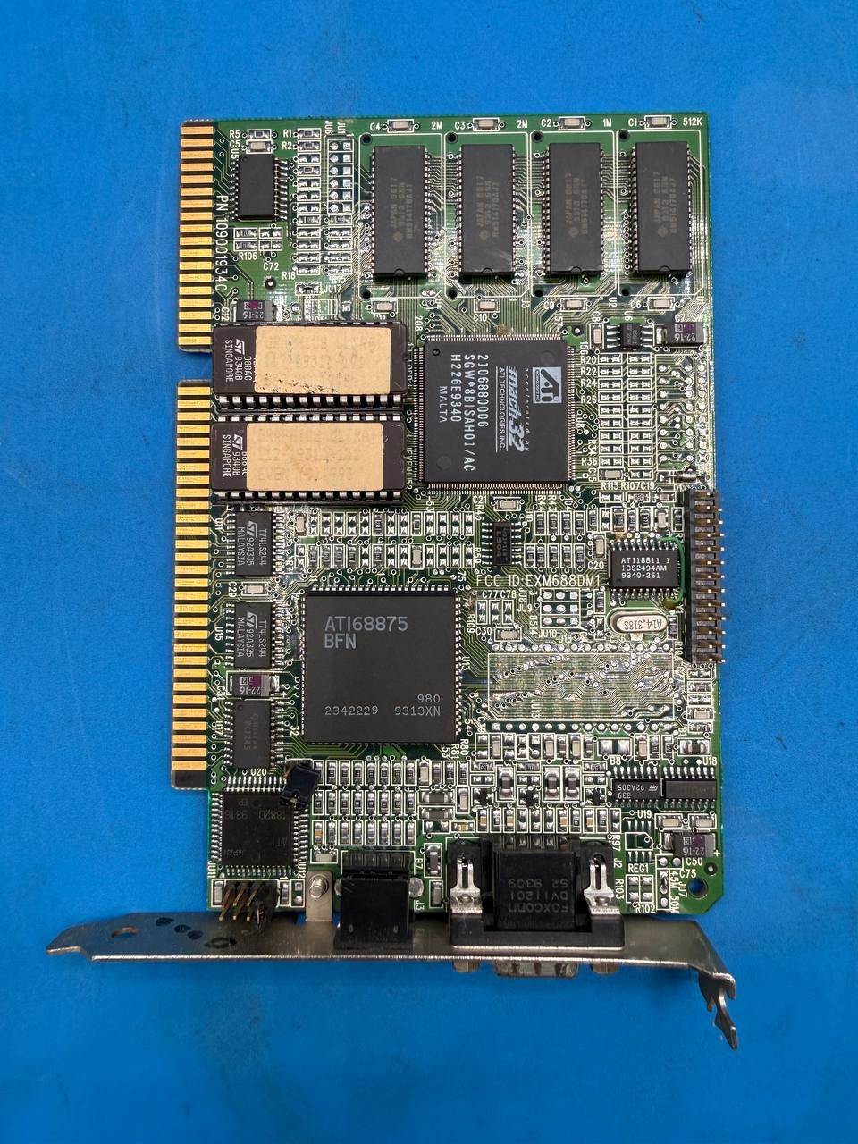 ATI mach32 ISA VGA Video Graphics Card PN 1090019340 RE