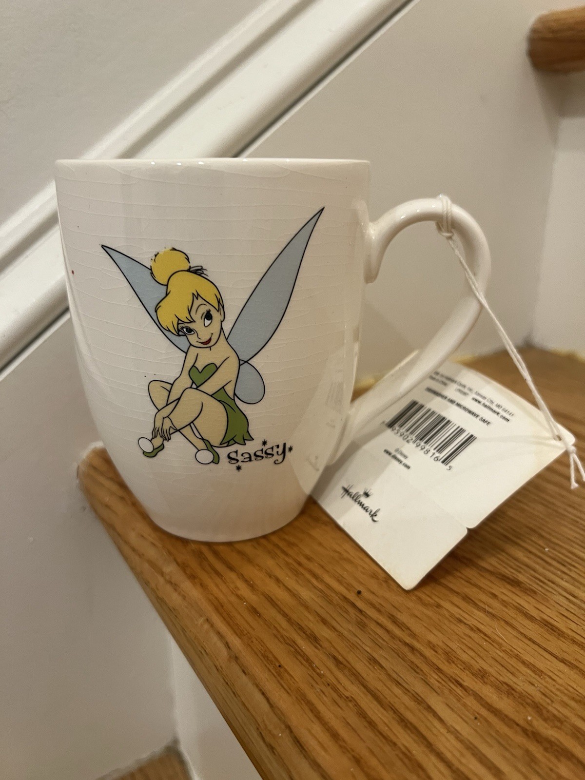 Tinker Bell Hallmark Collectible Mug “sassy” NWT