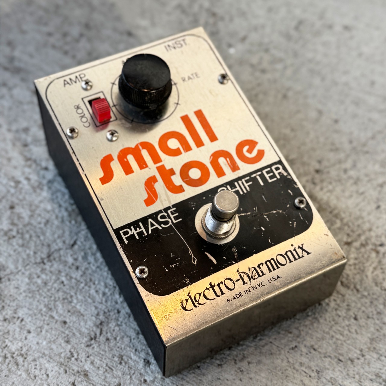 Electro-Harmonix small stone Phaser Pedal 4732 Tested & Works