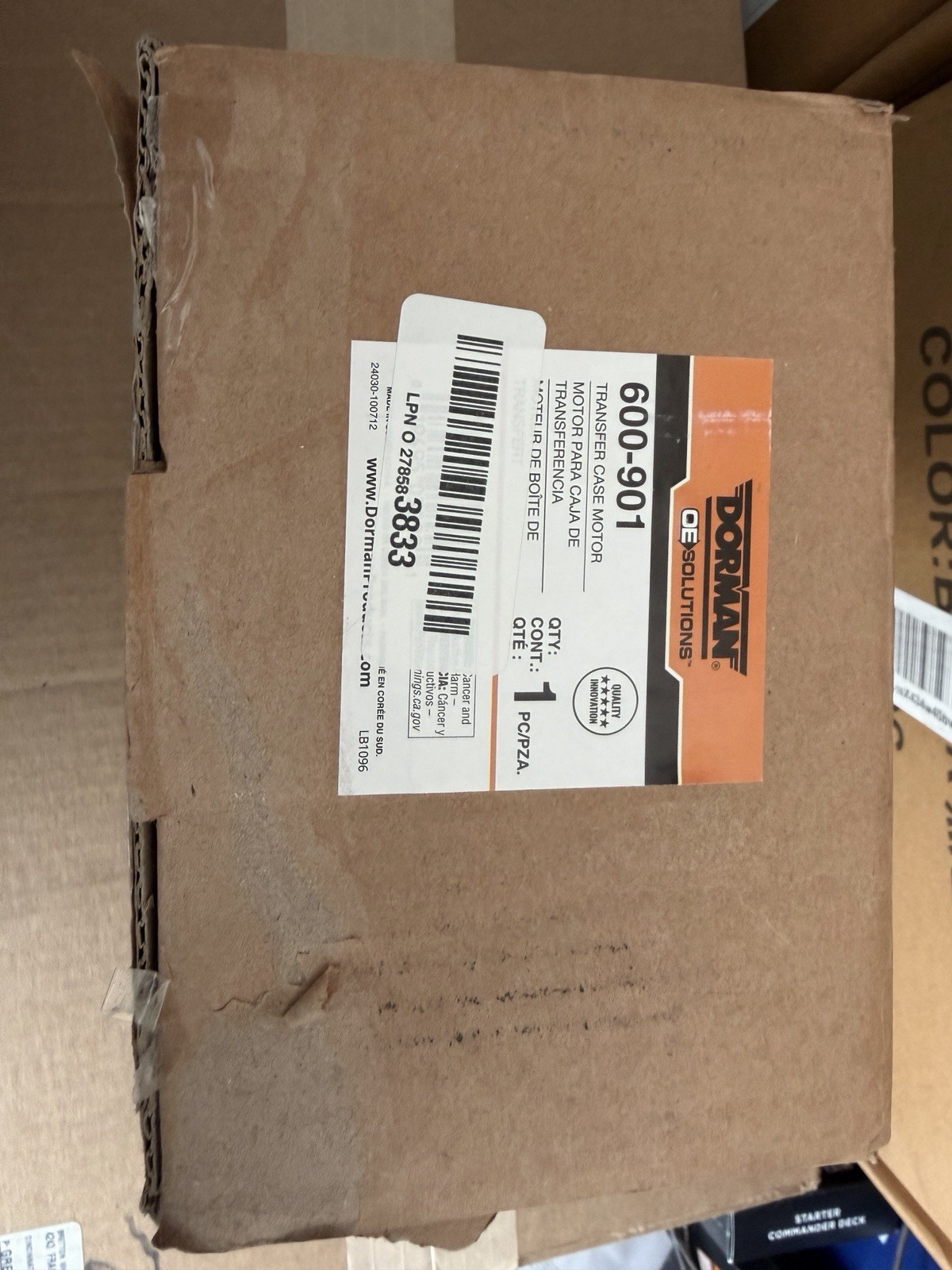 Dorman 600-901 Transfer Case Motor Compatible with Select Cadillac / Chevrolet