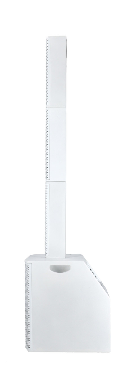 Rockville TITAN ARRAY SYSTEM WHITE Pro Powered Column Array Speaker Dual 10" Sub