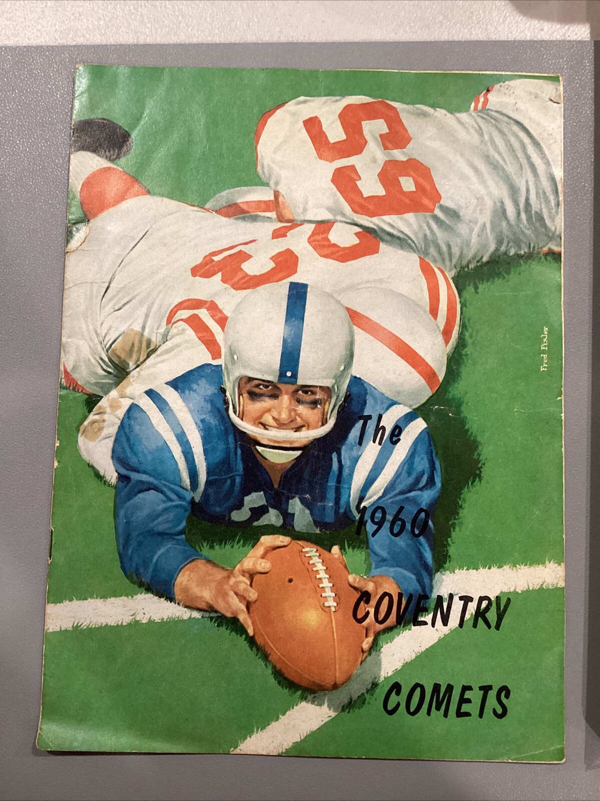 1960 Coventry Comets High School Football Program