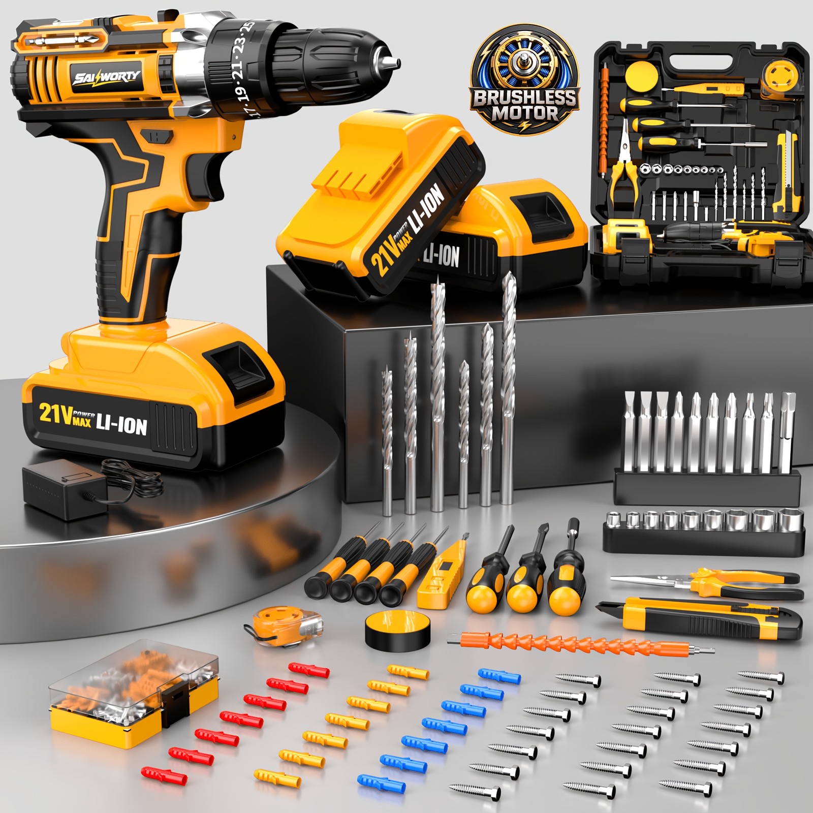 New rechargeable impact drill, suitable for home maintenance