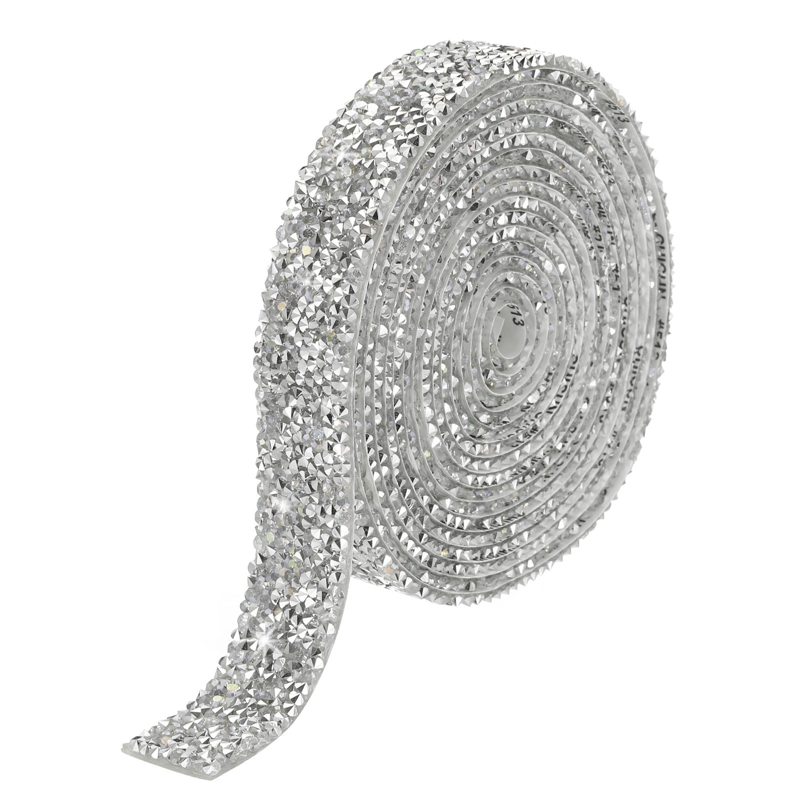 1 Pcs Resin Rhinestones Ribbon 3 Yards x 20mm for White