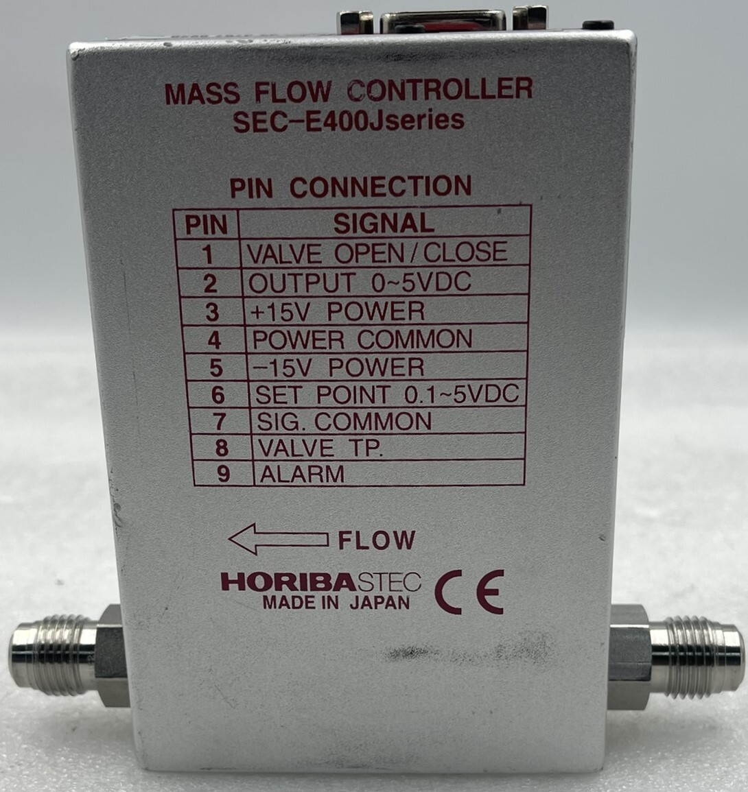 HoribaSTEC SEC-E440J Mass Flow Controller 500SCCM H2