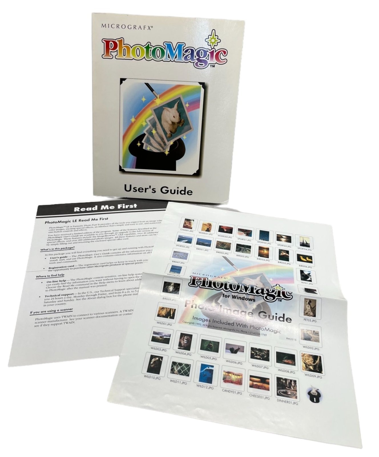 Micrographix Photomagic for Windows Users Guide 1992 Image Editing Reference