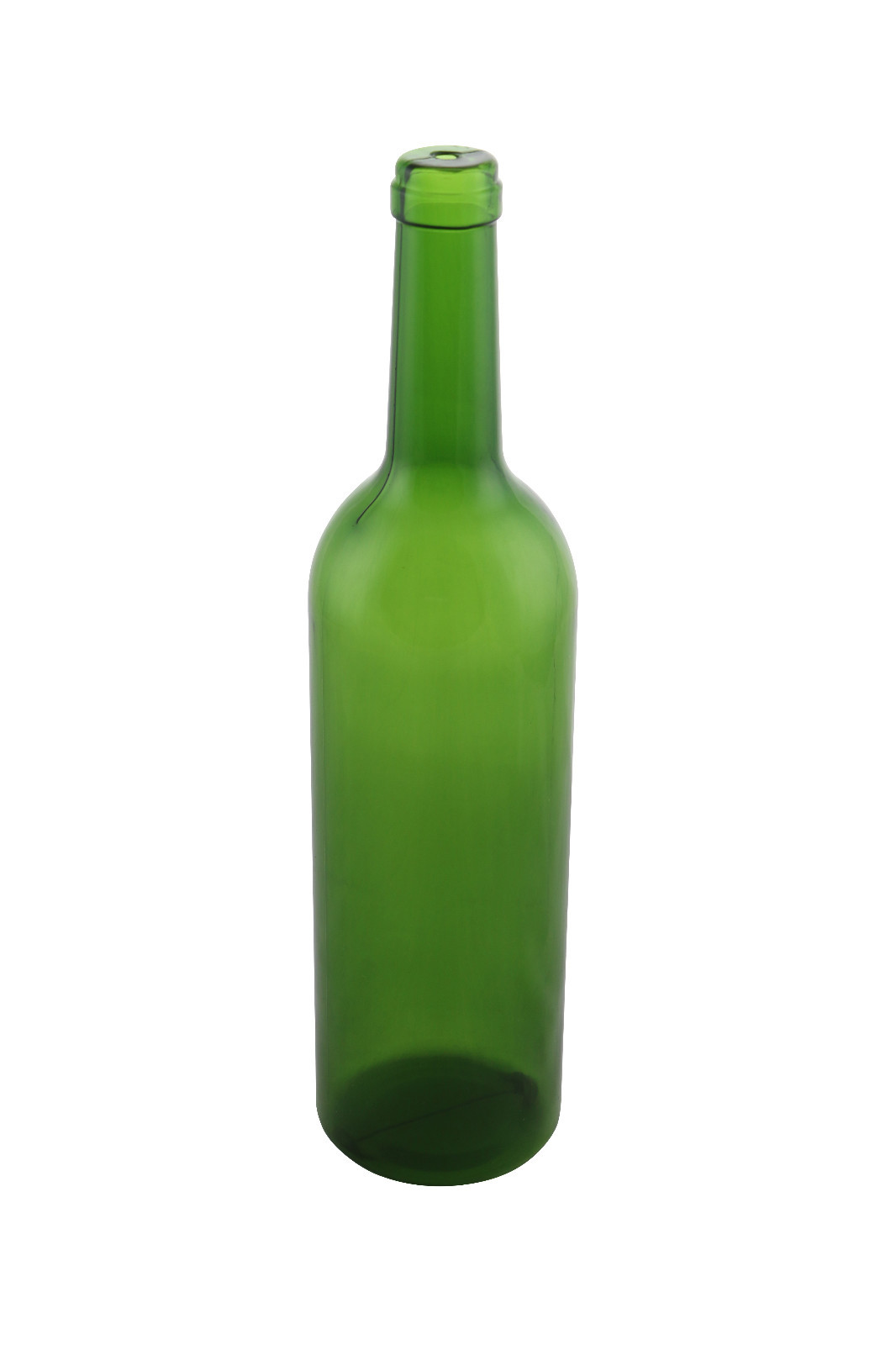 Plastic Wine Bottles 12" Tall Green Empty Display Pack Of 6