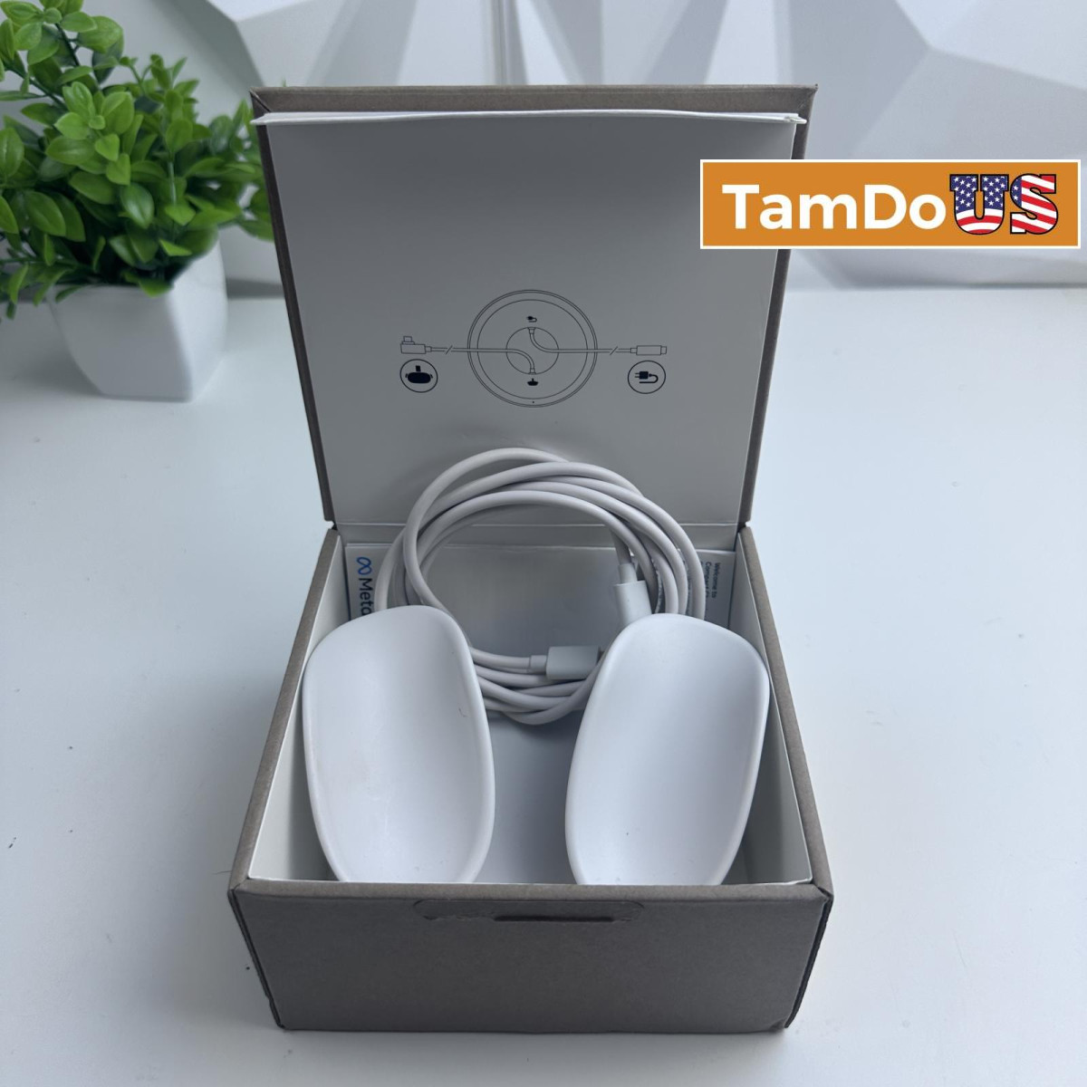 Meta Quest Compact Charging Dock - Works with Meta Quest 3/3S (No Batteries)