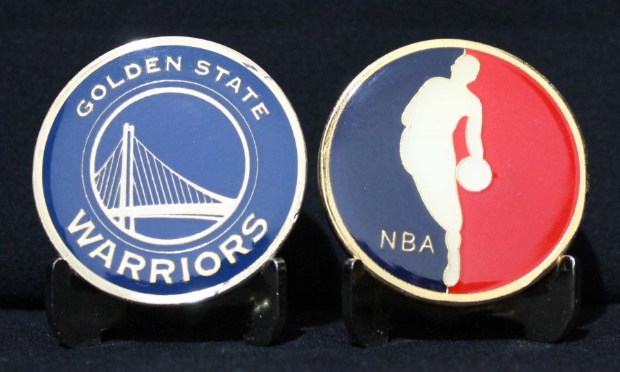 NBA GOLDEN STATE WARRIORS SPORT COLLECTIBLE CHALLENGE COIN