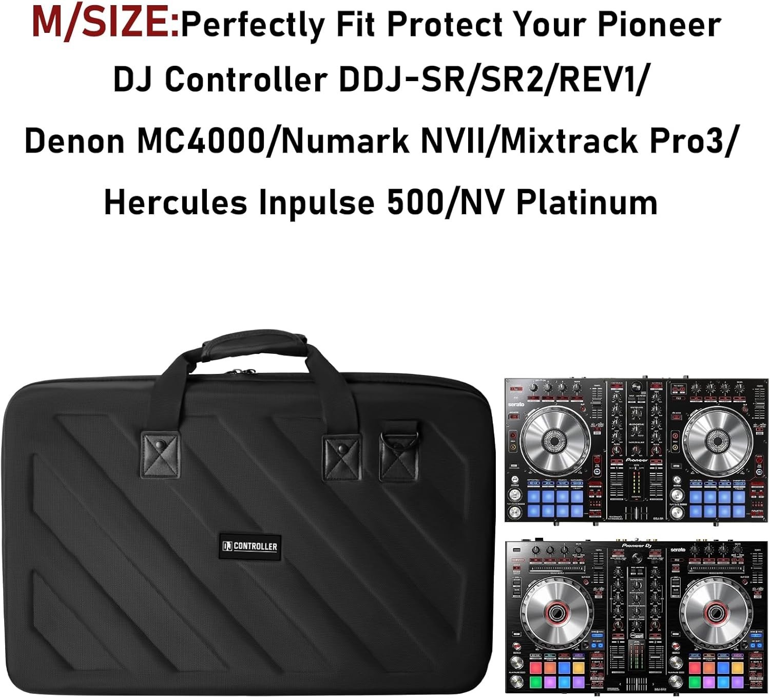 Hard Case Compatible with Pioneer DJ Controller DDJ-SR/SR2 Denon MC4000/Numa...