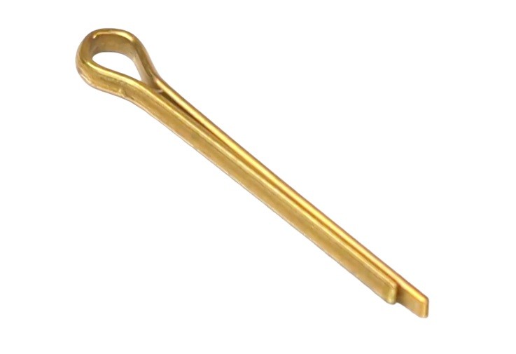Cotter Pin 3/32” x 1” Marine Grade C260 Brass McMaster-Carr 98450A120