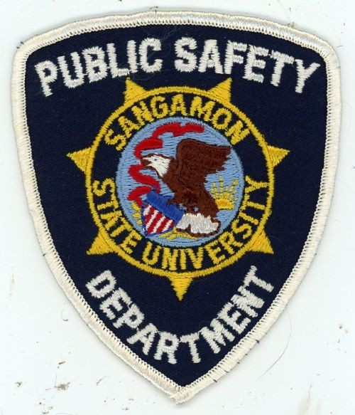 ILLINOIS IL SANGAMON STATE UNIVERSITY PUBLIC SAFETY SHOULDER PATCH POLICE