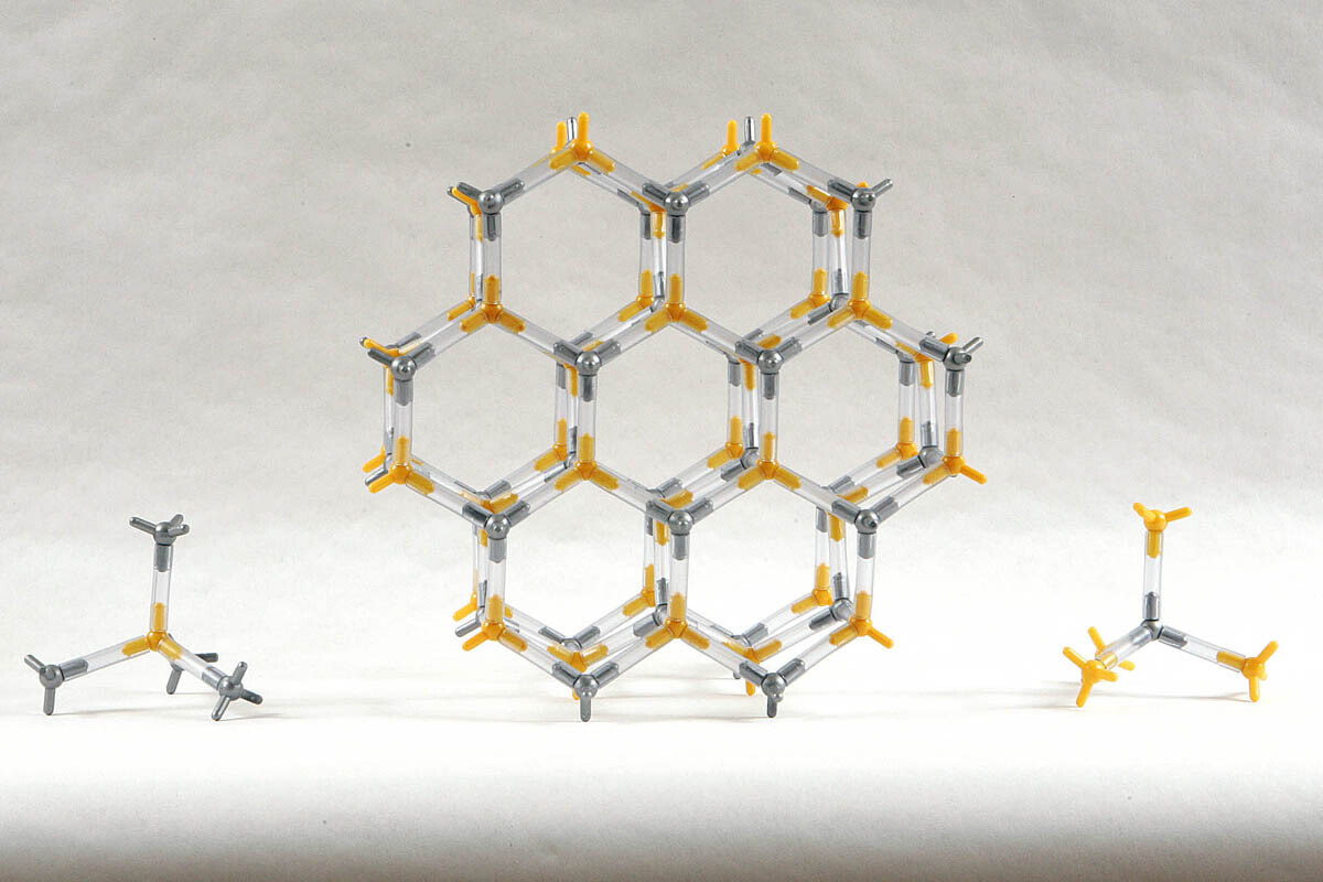 Wurtzite (Zinc Sulfide) Molecule / Molecular Model Kit (186 Pcs) Super Models