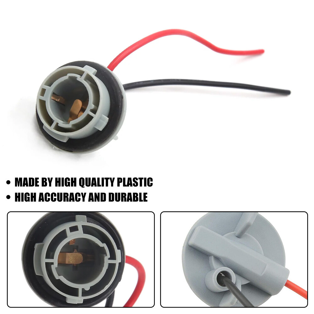 2x Universal Pigtail Wire Female Socket 1156 S Two Harness Back Up Reverse Light