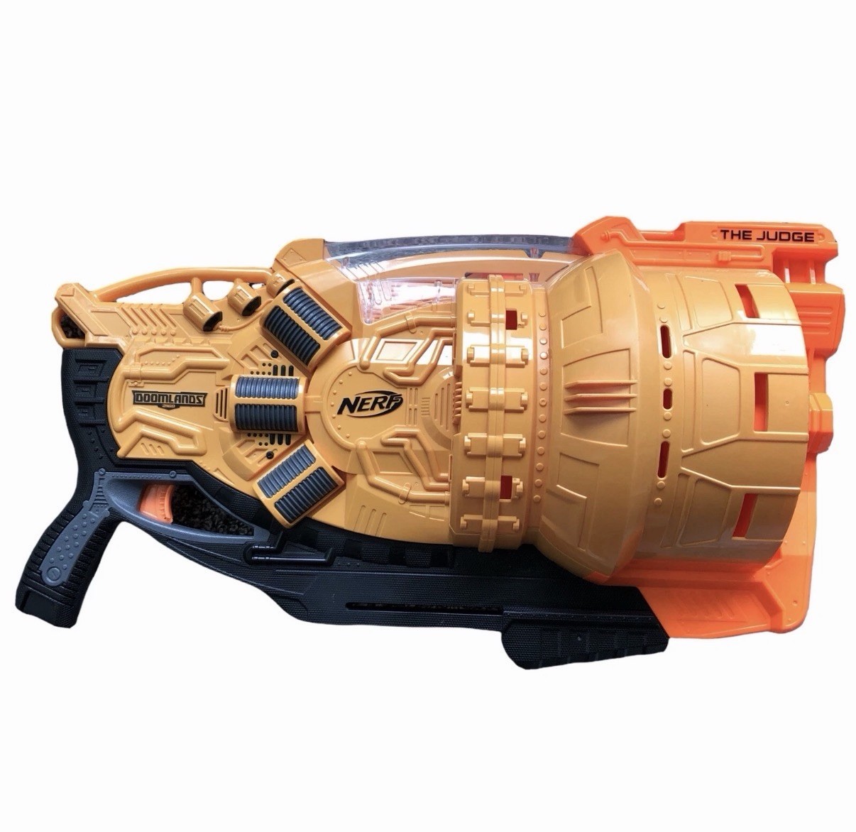 NERF Doomlands THE JUDGE Dart Blaster Gun 30 Rds Fires 3 Darts, Tested, Working!