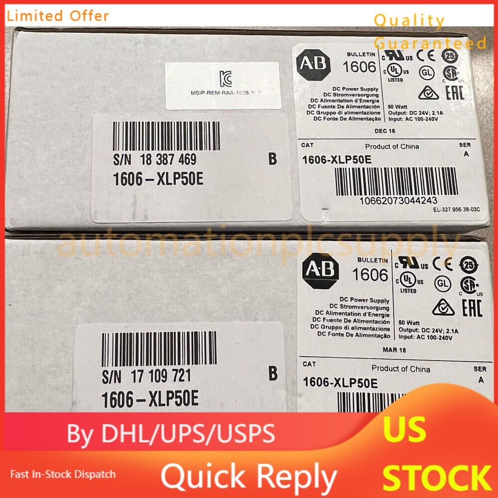 New In Box Allen-Bradley 1606-XLP50E POWER SUPPLY 1606XLP50E Fast Shipping