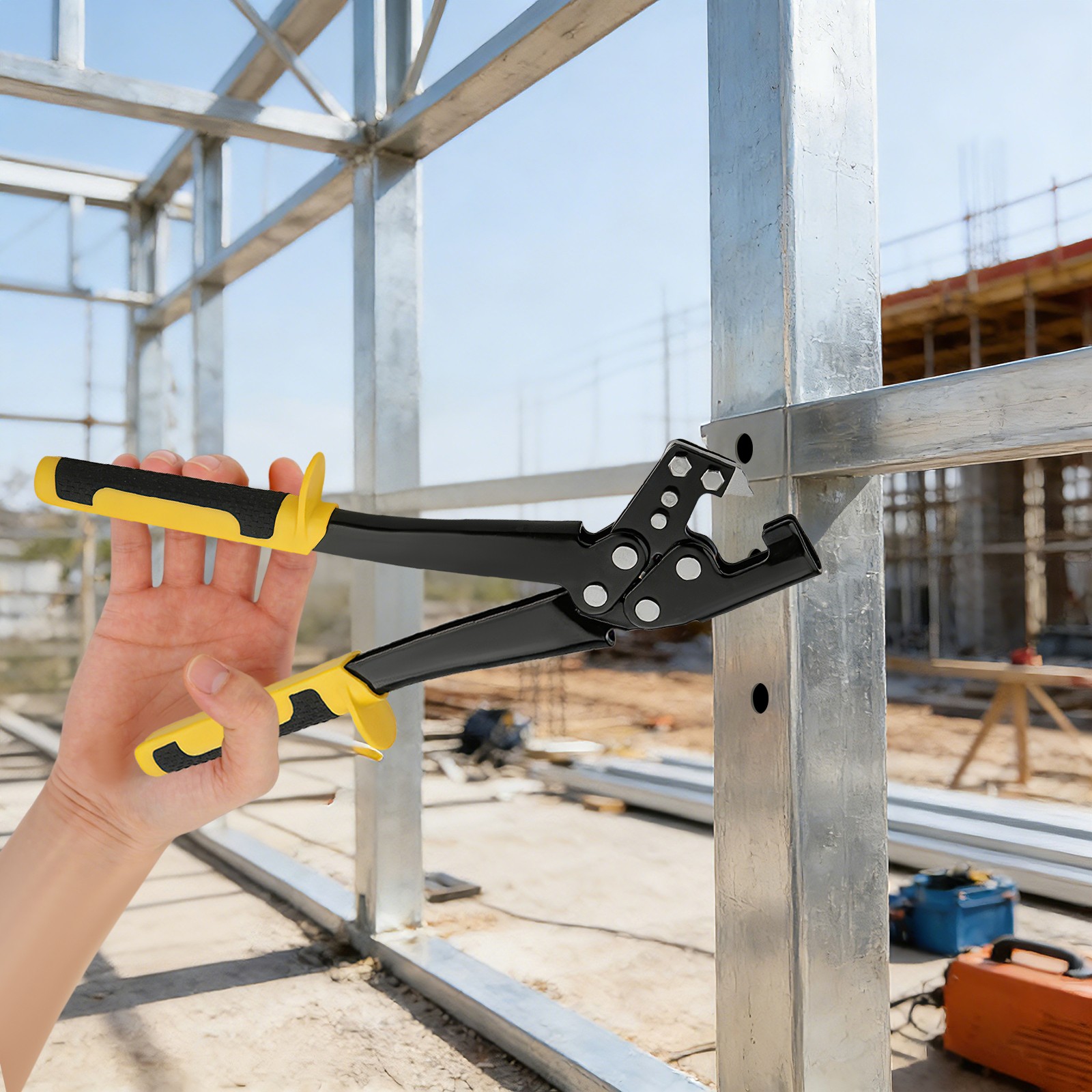 Drywall Pliers, Lightweight Steel Keel Hole Punch Pliers for Decorative Ceilings