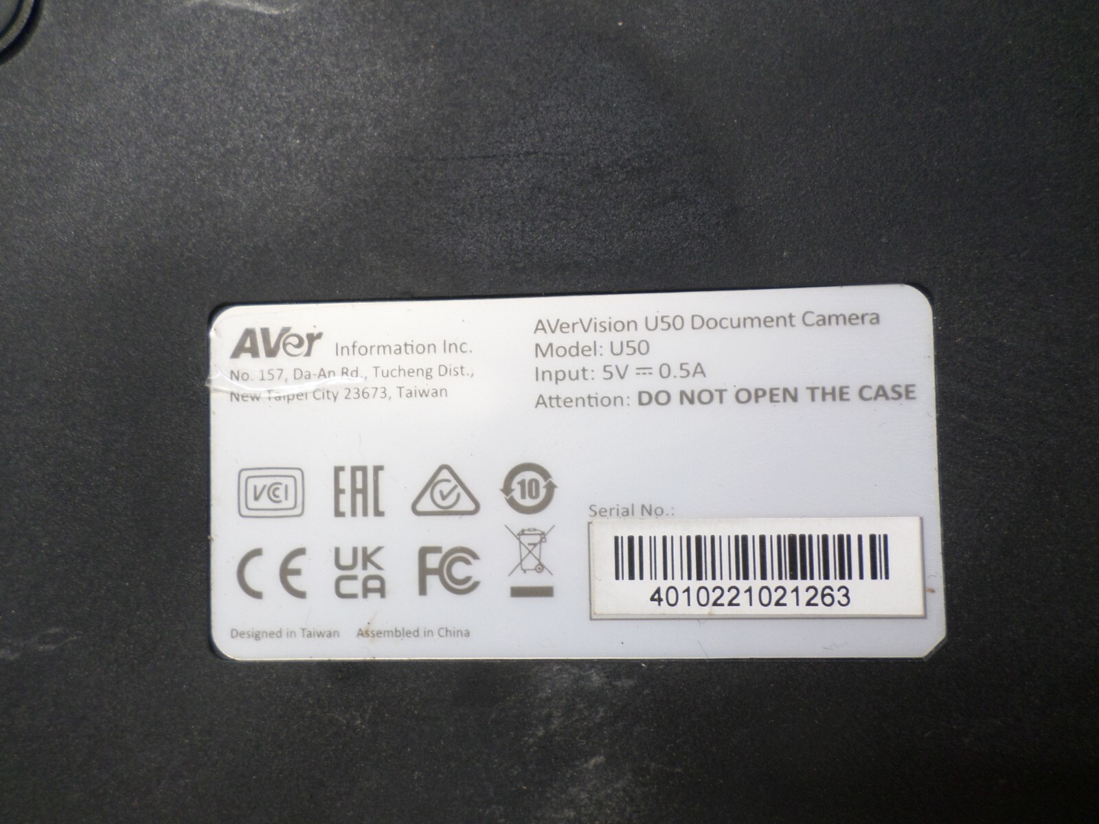 AVer AVerVision U50 Document Camera
