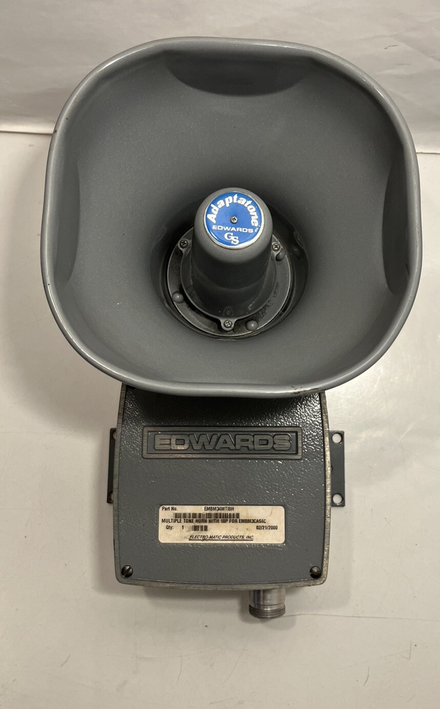 Edwards Signaling Multiple Tone Horn With 10P  Adaptatone GS Speaker