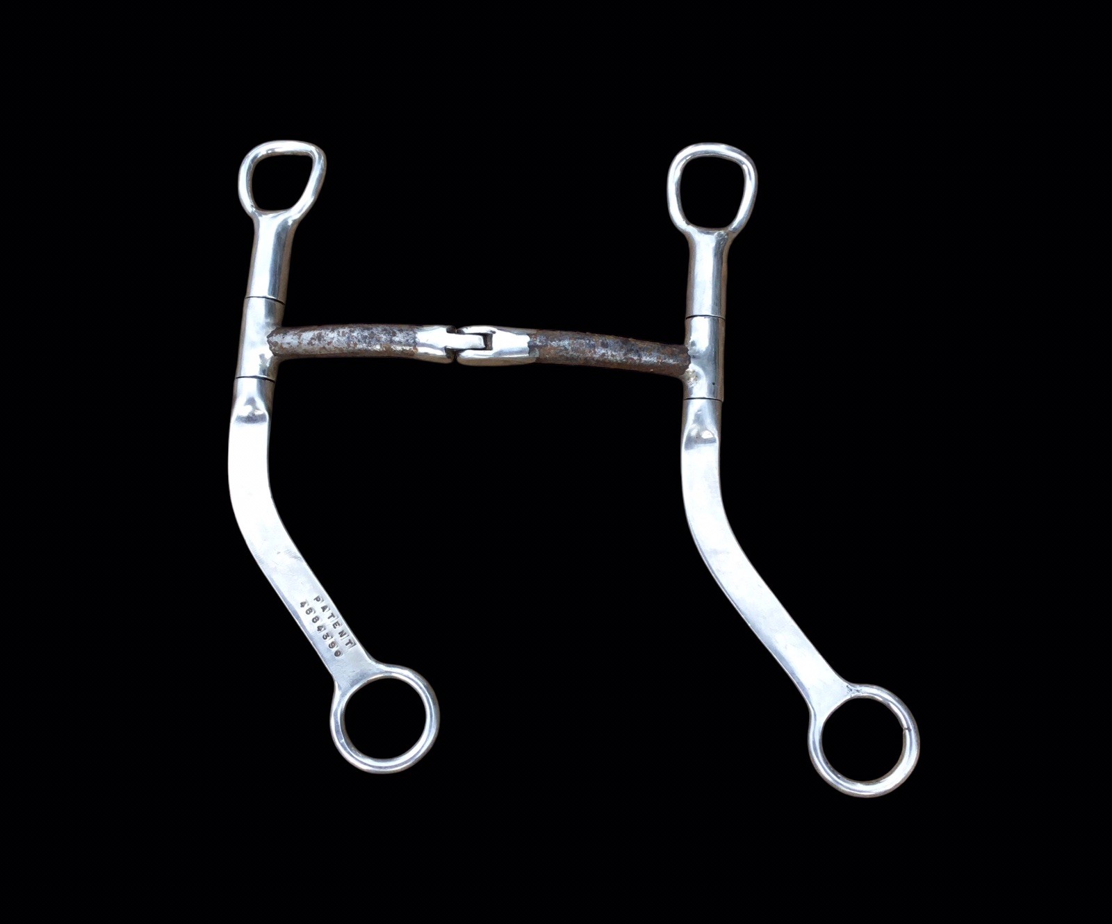 5” Myler Hinged Snaffle Bit With Flat Shanks