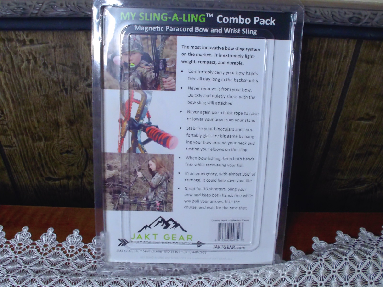 Jakt Gear My Sling-A-Ling Magnetic Paracord Bow and Wrist Sling COMBO PACK