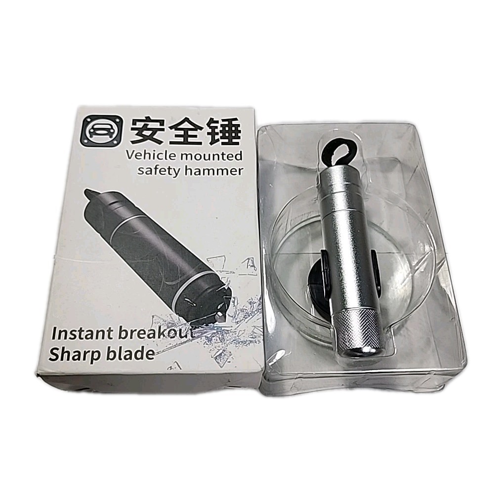Emergency Vehicle Mounted Safety Hammer  Window Breaker Seatbelt Razor Tool