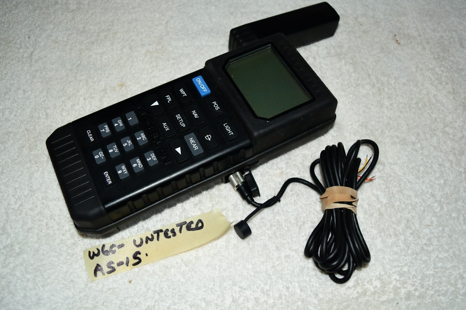 magellan nav5000a aviation pilot airplane gps rare UNTESTED-READ-W6C