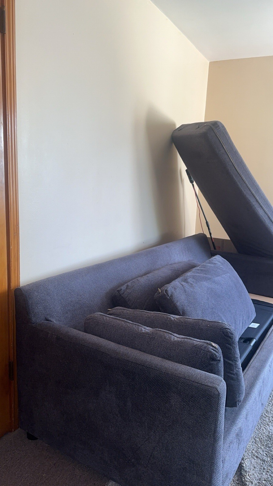 Lena Sleeper Sofa Bed Reversible Seat Cushions And Back Pillows
