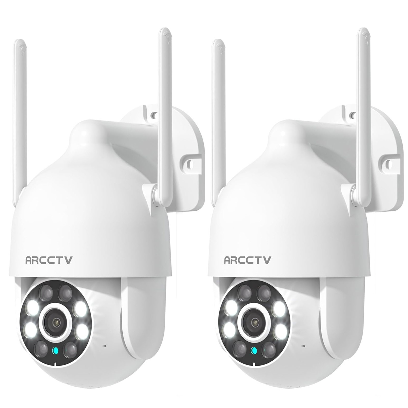ARCCTV 3MP Wireless Pan/Tilt Security Camera System Outdoor Home WiFi IR Night