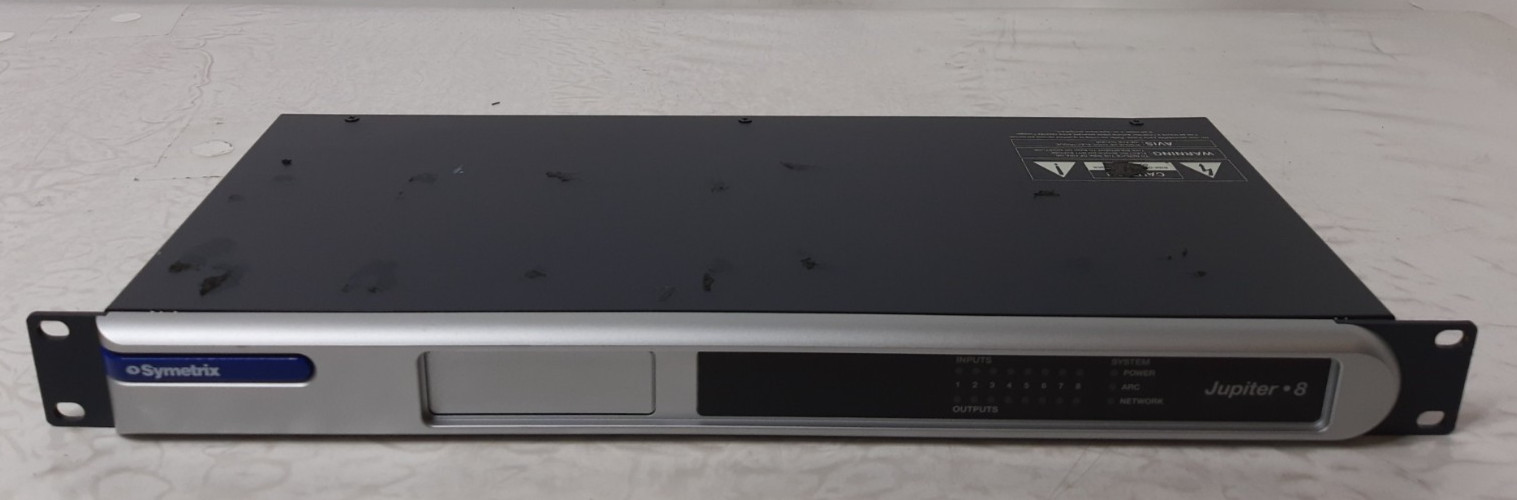 Symetrix Jupiter 8 Digital Signal Processor - Power Tested - No AC Adapter
