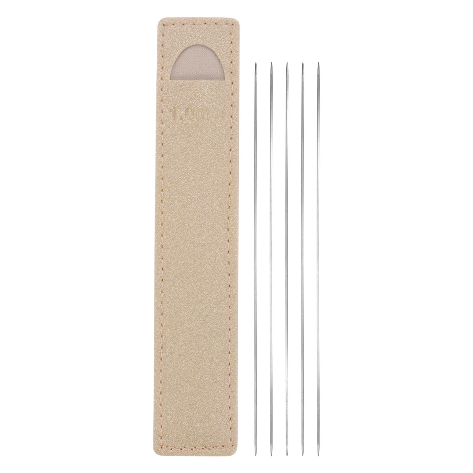 5Pcs Extra Fine Knitting Needles 1mm Dia 14cm Length Mini Double Pointed