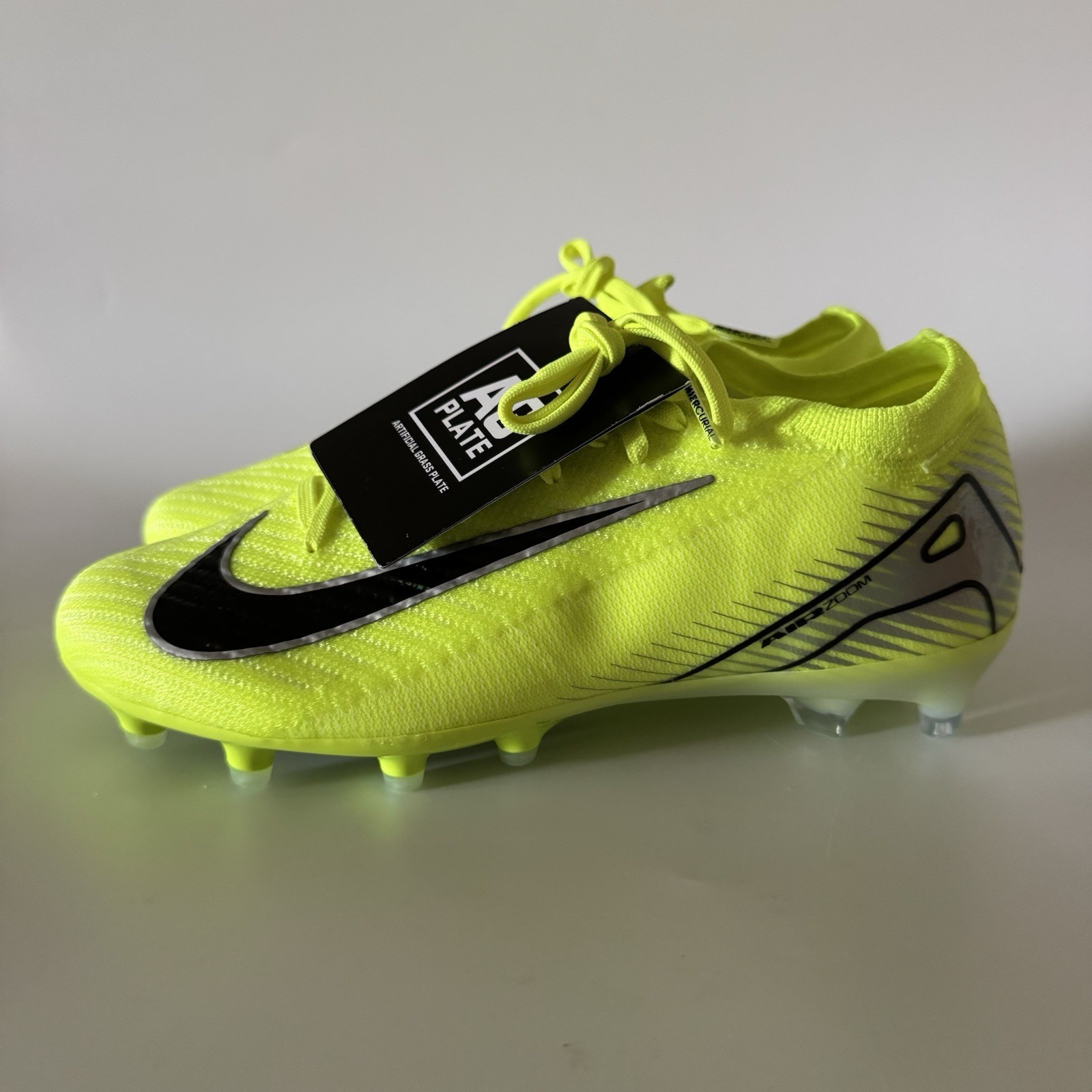 Nike Mens 5/Women 6.5 Mercurial Vapor 16 Elite AG Soccer Cleats Volt FQ8693-700