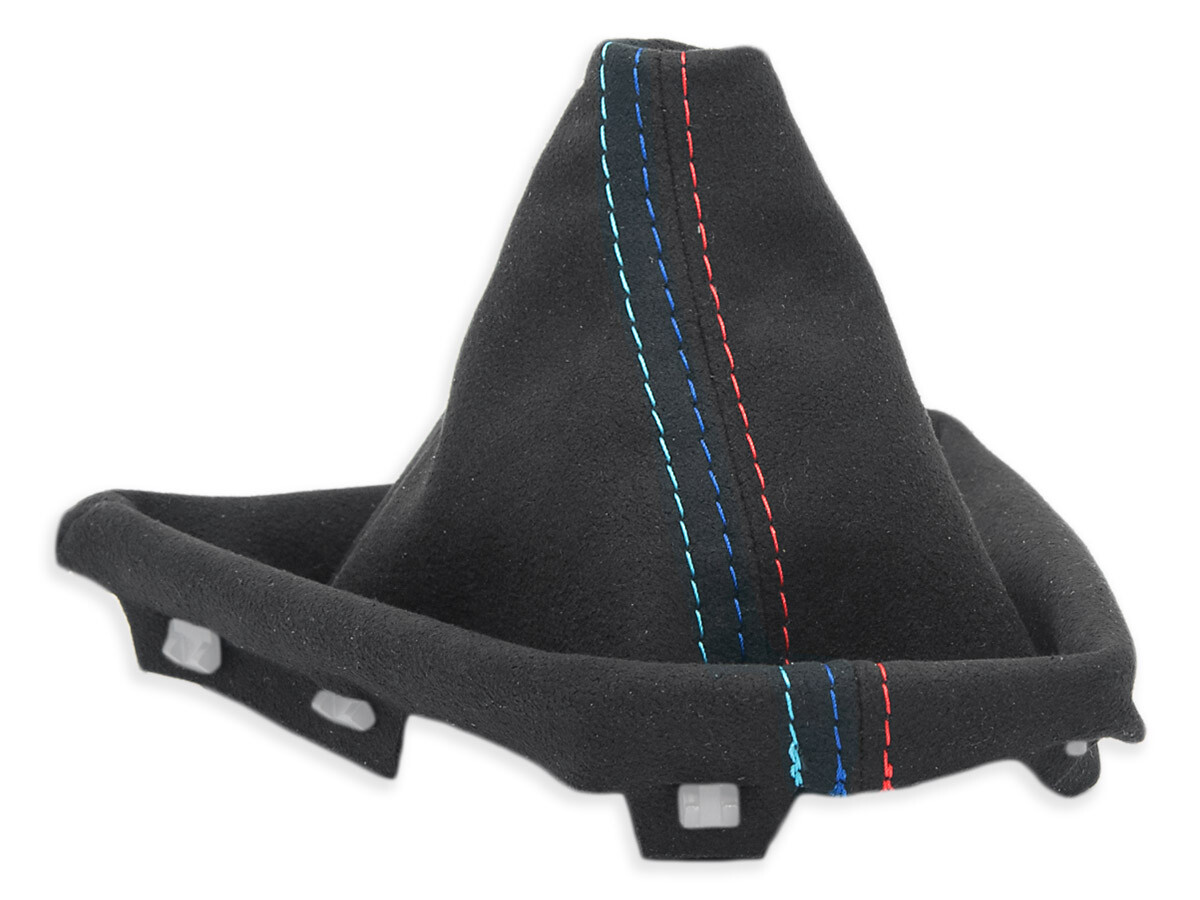 FOR BMW F22 F23 2014-2021 GEAR SHIFT BOOT GAITER ALCANTARA STITCHING MPOWER