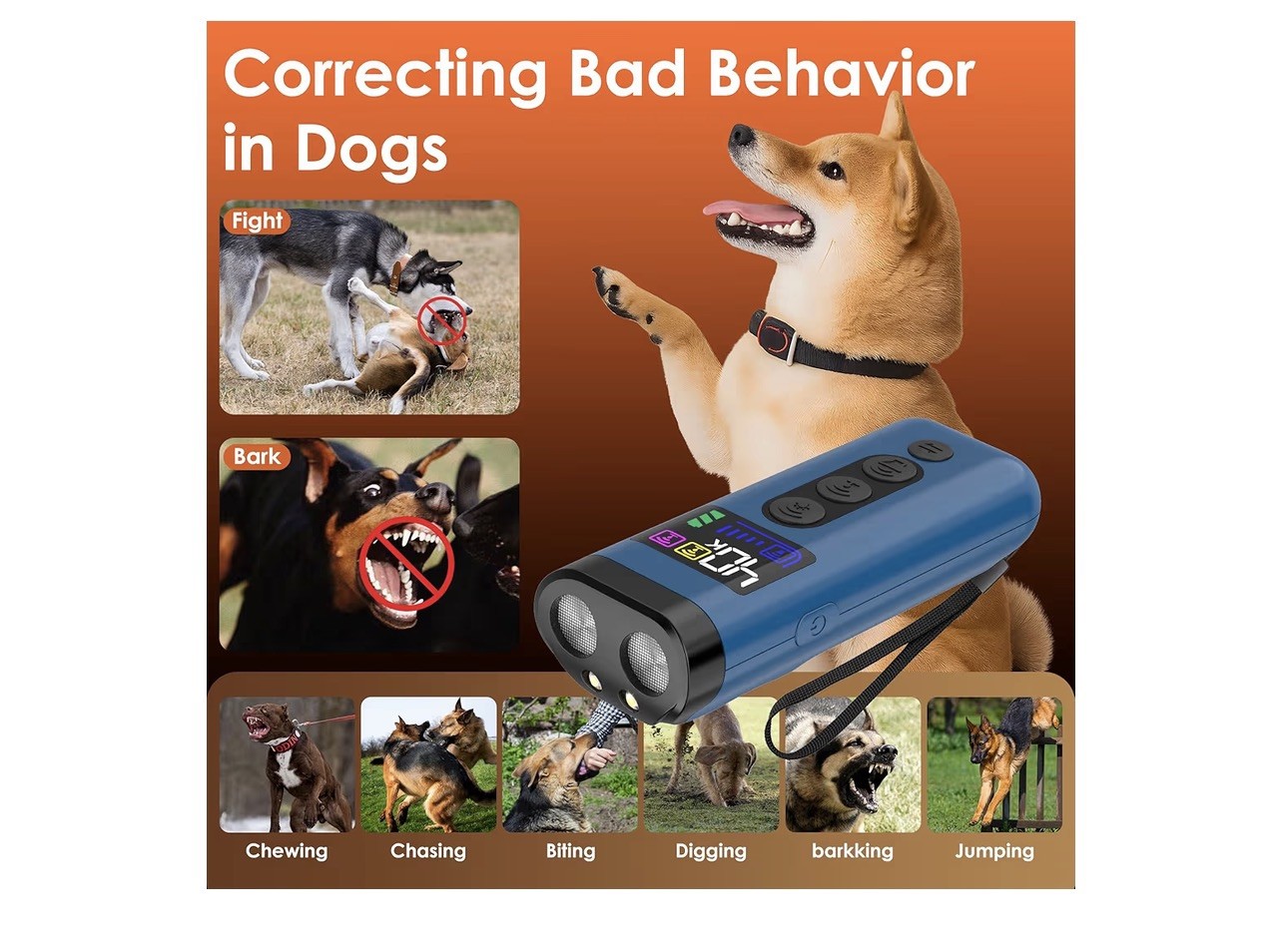 dog bark deterrent device stops bad behavior