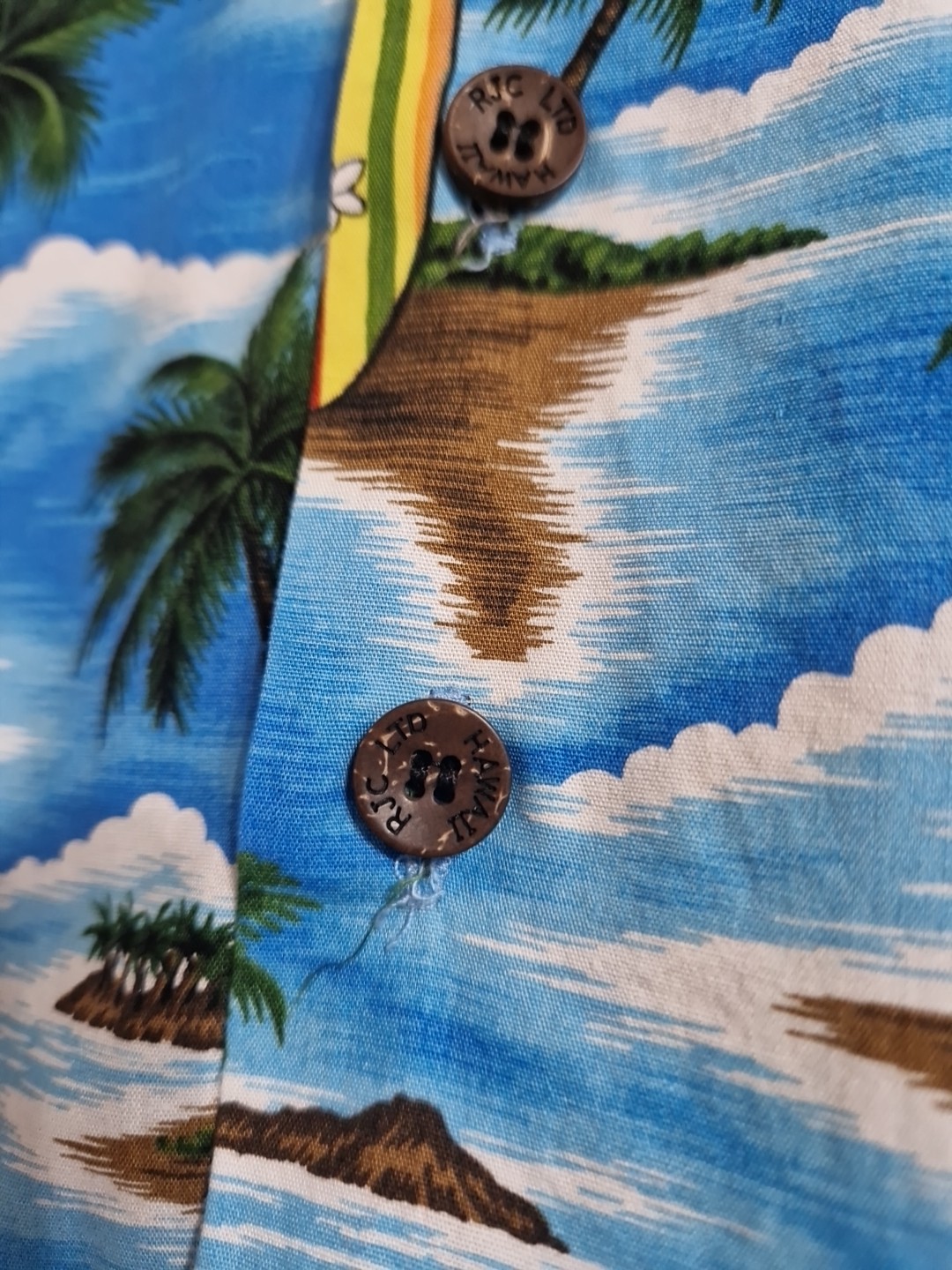RJC Baby Boys Shirt Size 12months Made In Hawaii Style 1261 100% Cotton Surfer