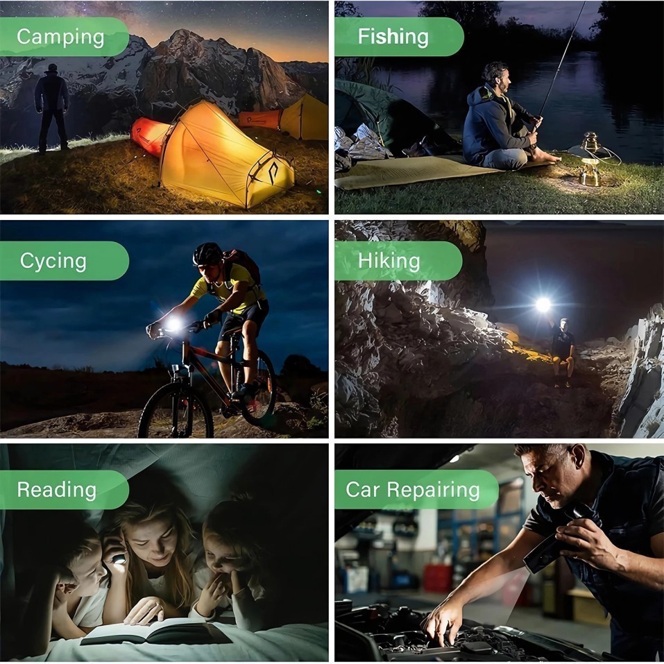 350000000 Lumen Super Bright LED Tactical Flashlight Rechargeable Work Light**-*