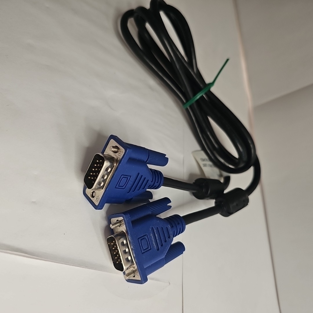15 Pin Male To Male DVI VGA Cable 55" Long