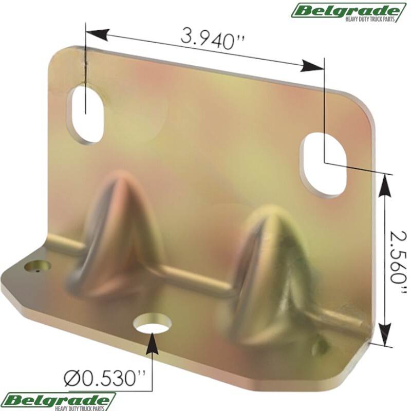 AB9759P1 Air Spring Mounting Bracket for Frieghtliner 1617010002 WC1-358-3876