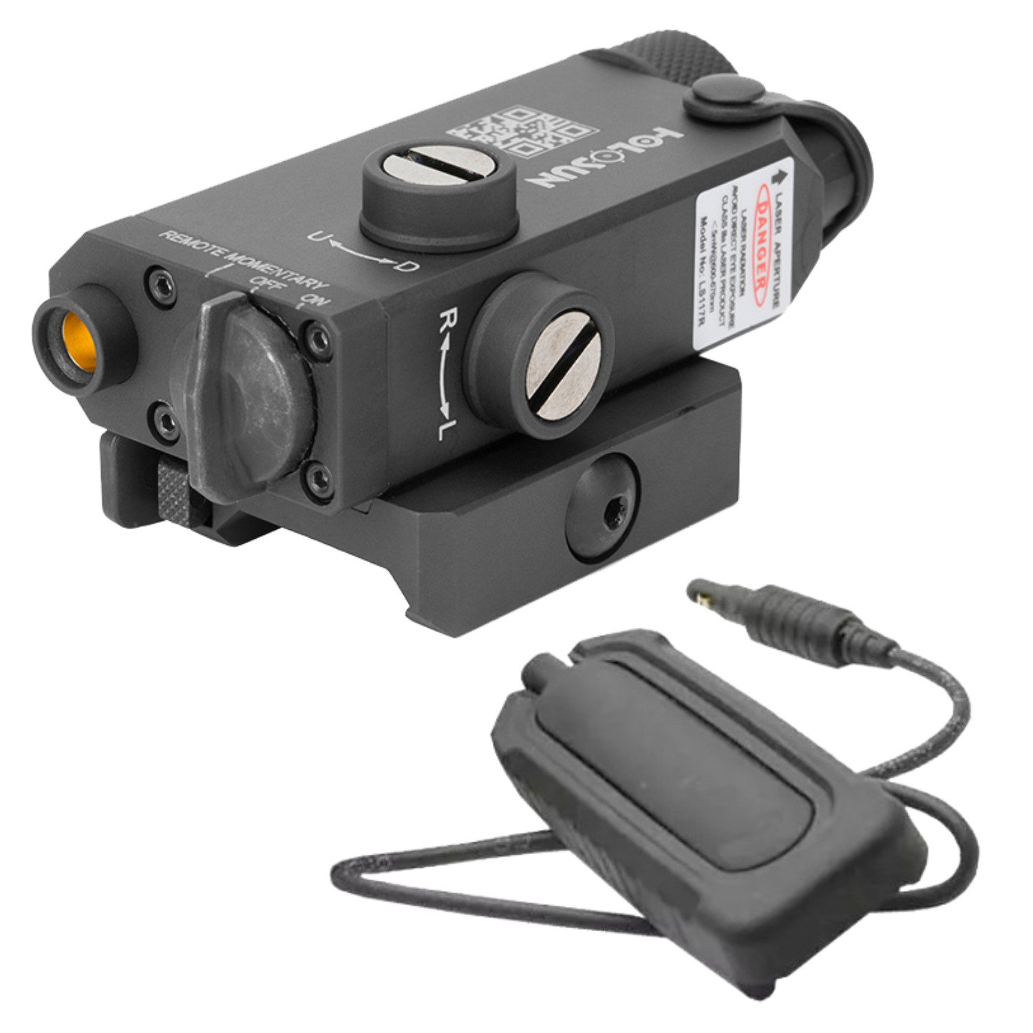 Holosun LS117R Collimated Red Laser with QD Release Mount