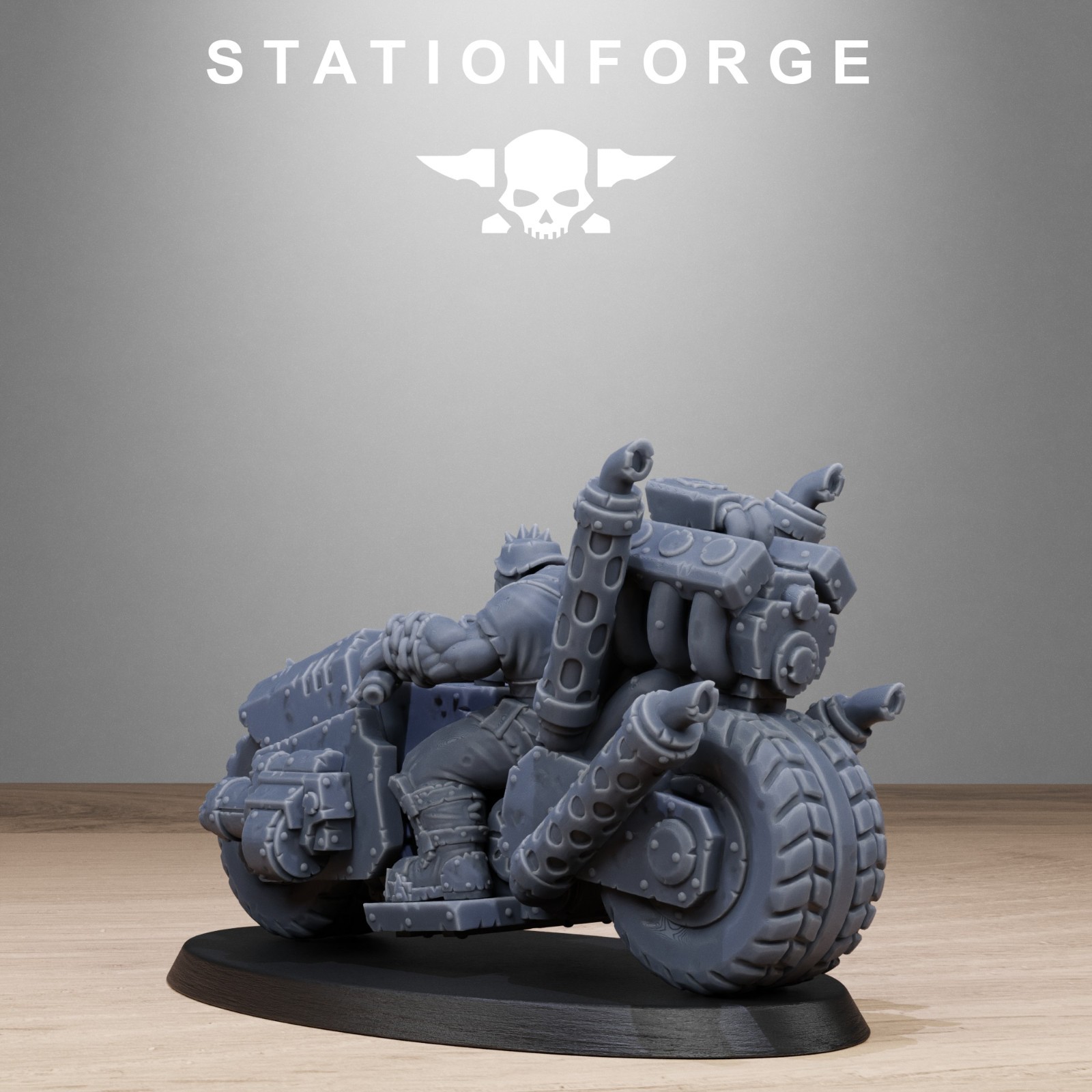 Orkaz Bikers from Station Forge 32mm scale.
