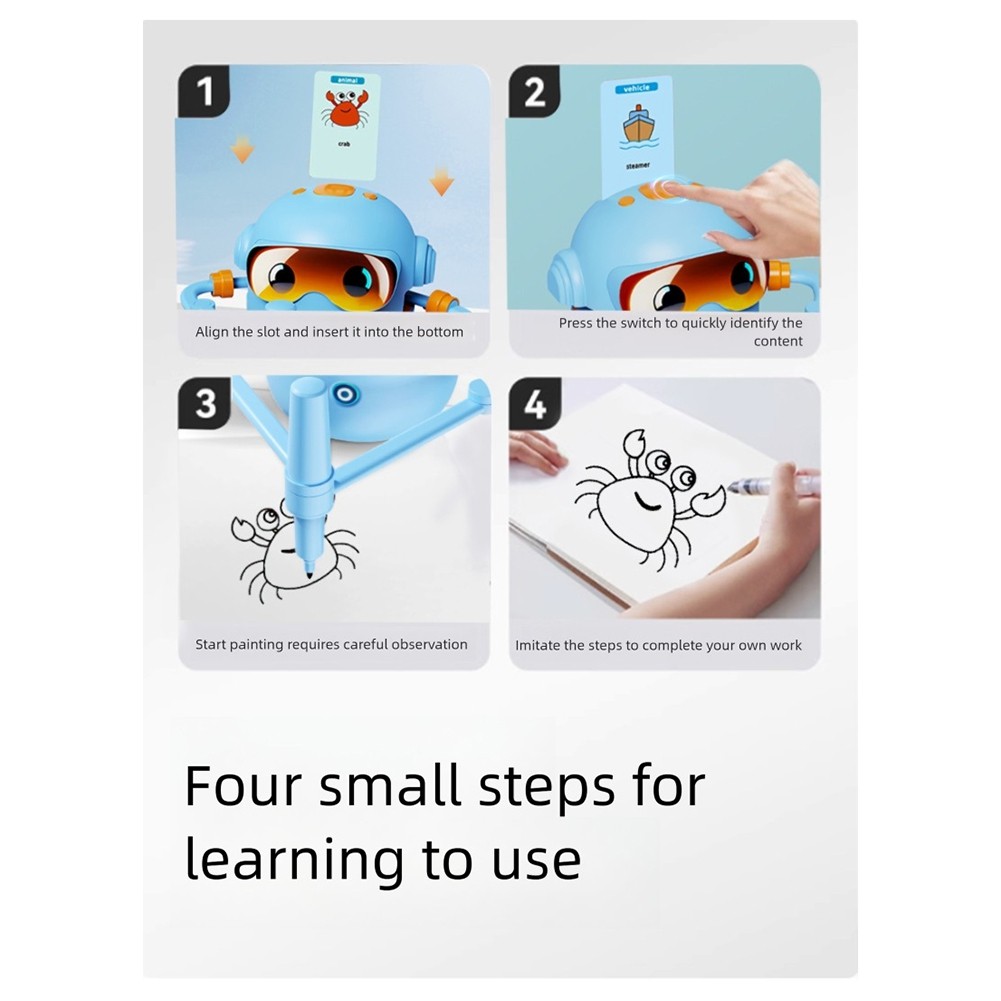 Educational Drawing Robot for Kids Interactive Learning Toy for Early1679