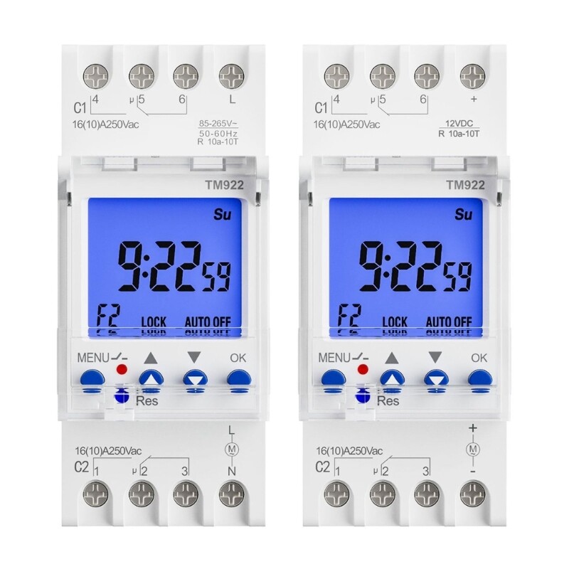 Energy Saving Timers Switches modules Double Channel easy installs for